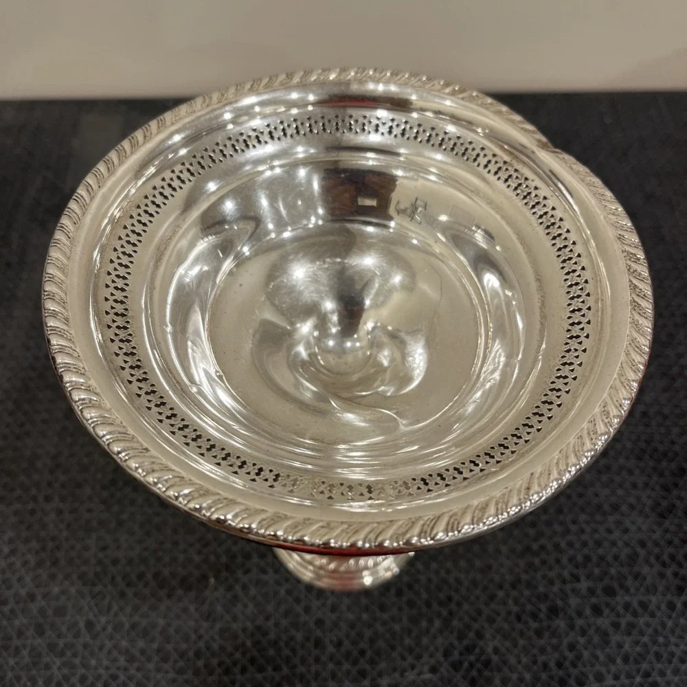 Antique Vtg Hamilton Sterling Silver Compote Candy Dish 6.75